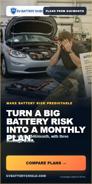 EV Battery Shield Predictable Cost ad, 300 by 600