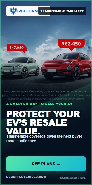 EV Battery Shield Resale Value ad, 300 by 600