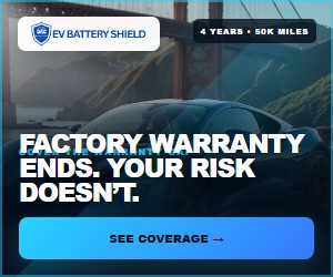 EV Battery Shield Warranty Gap ad, 300 by 250