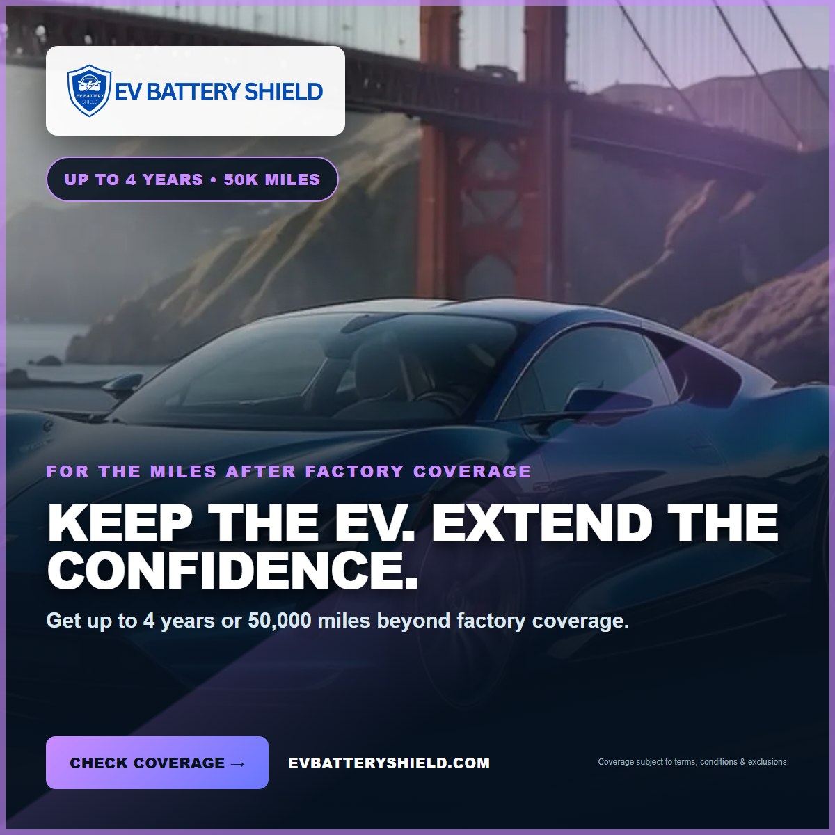 EV Battery Shield Long Haul ad, 1200 by 1200