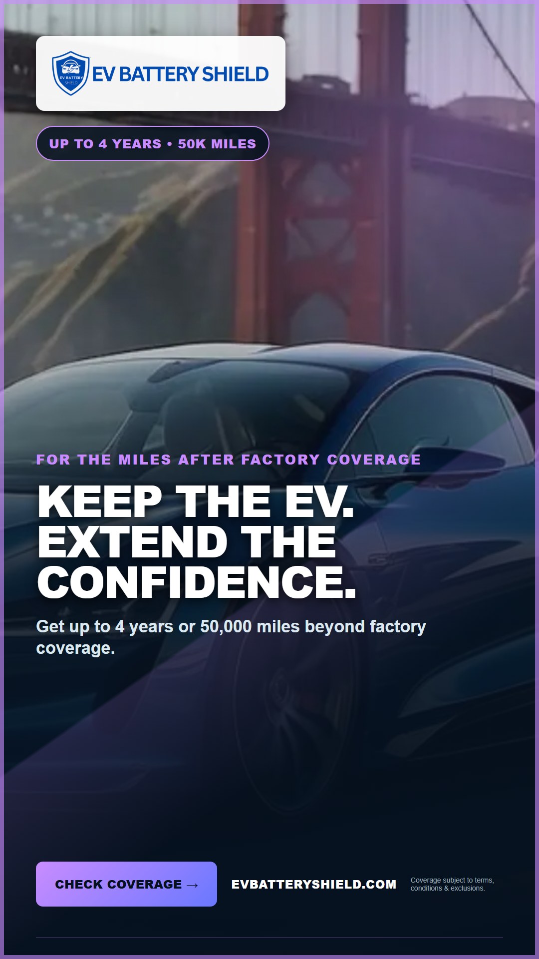 EV Battery Shield Long Haul ad, 1080 by 1920