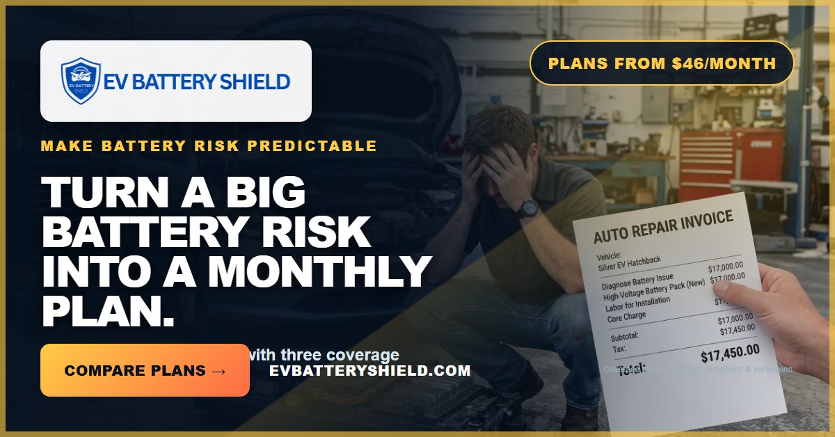 EV Battery Shield Predictable Cost ad, 1200 by 628