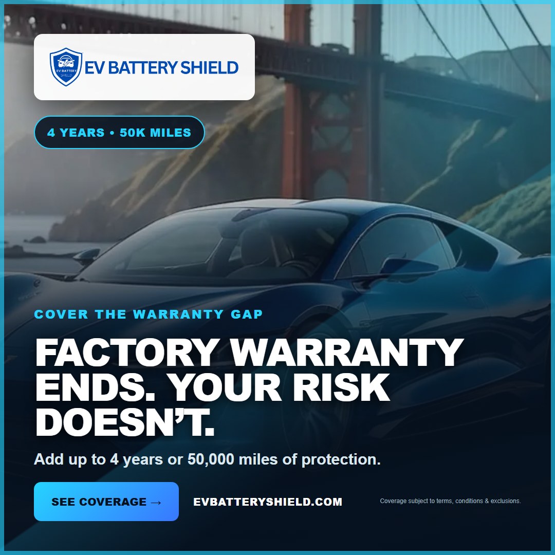 EV Battery Shield Warranty Gap ad, 1080 by 1080