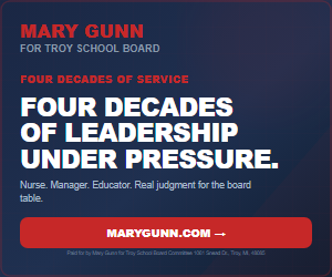 Mary Gunn Steady Leadership ad, 300 by 250