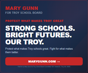 Mary Gunn Strong Schools ad, 300 by 250