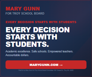 Mary Gunn Students First ad, 300 by 250